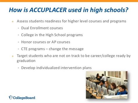 what is accuplacer used for